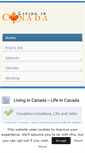 Mobile Screenshot of livingin-canada.com